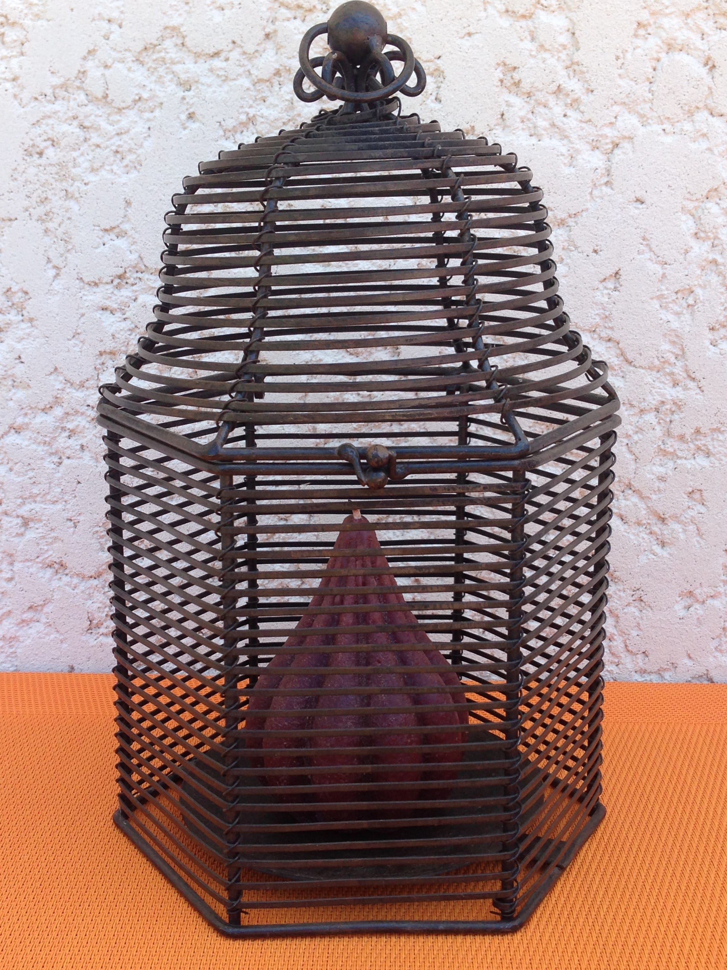 Bougeoir cage n°1