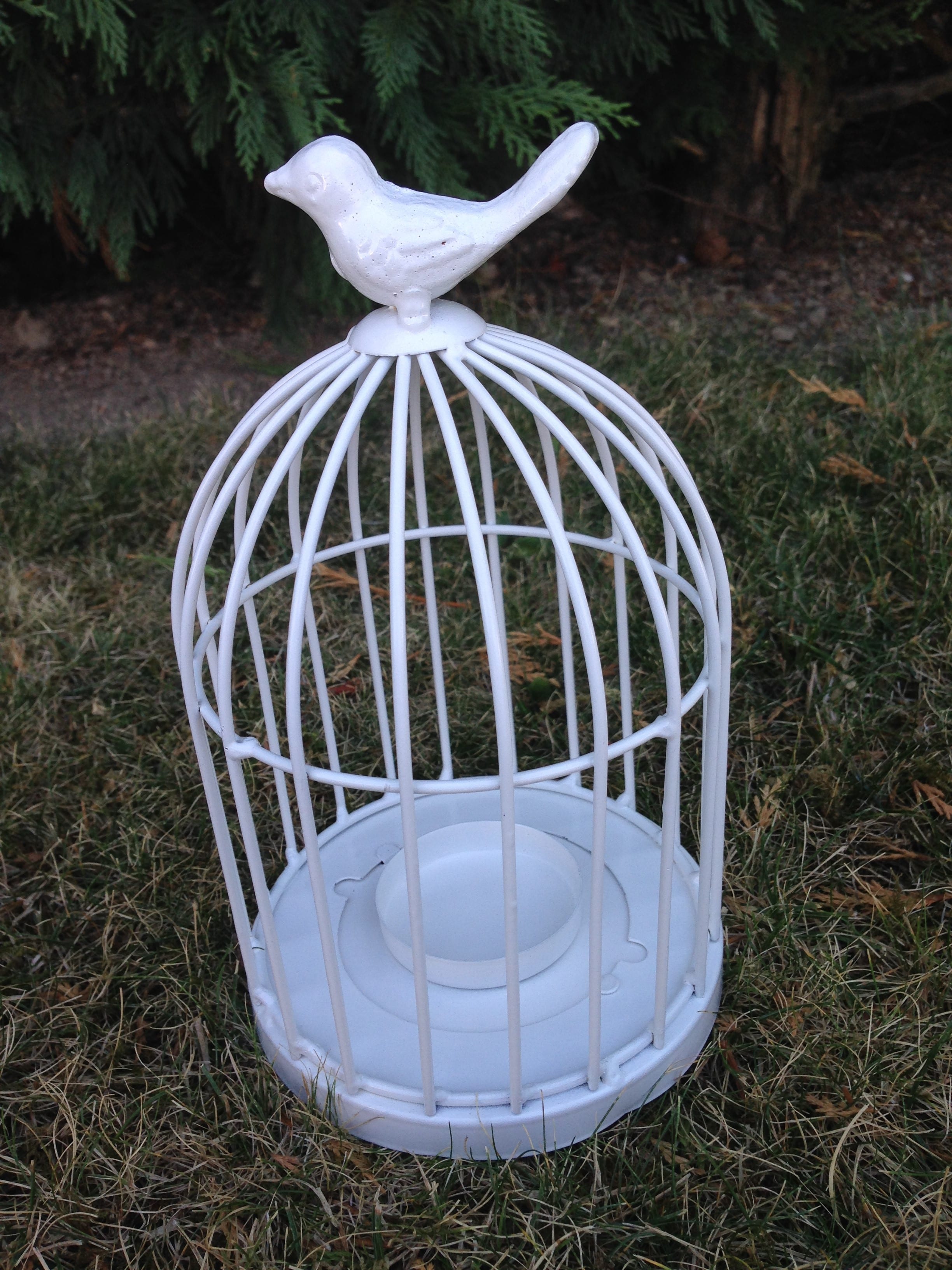 Mini cage blanche 20&nbspcm