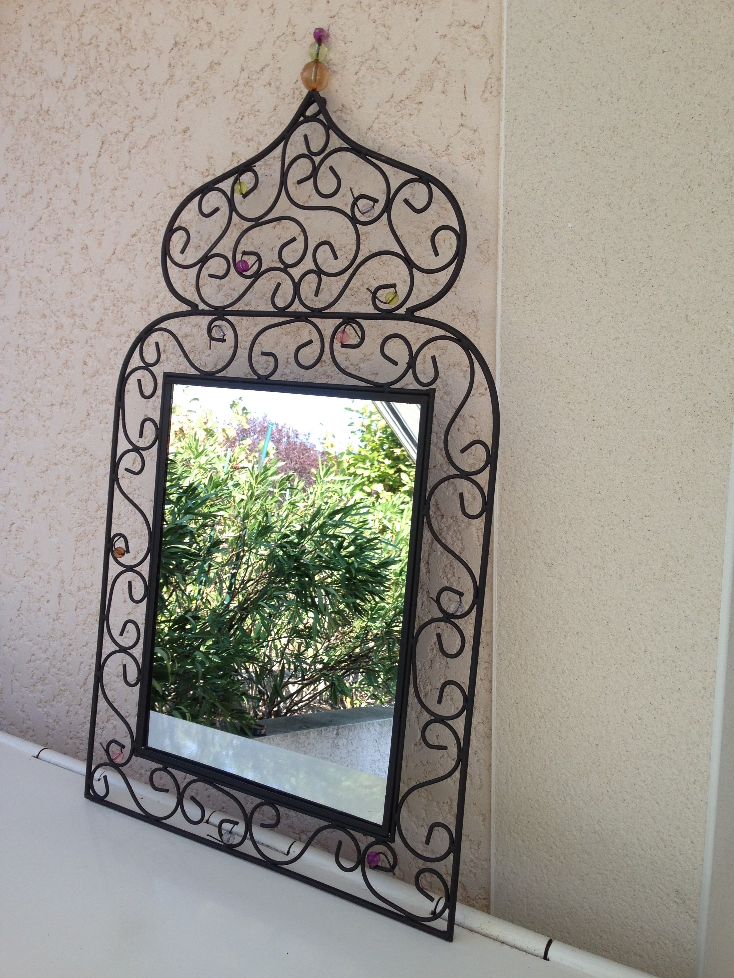 Grand miroir oriental