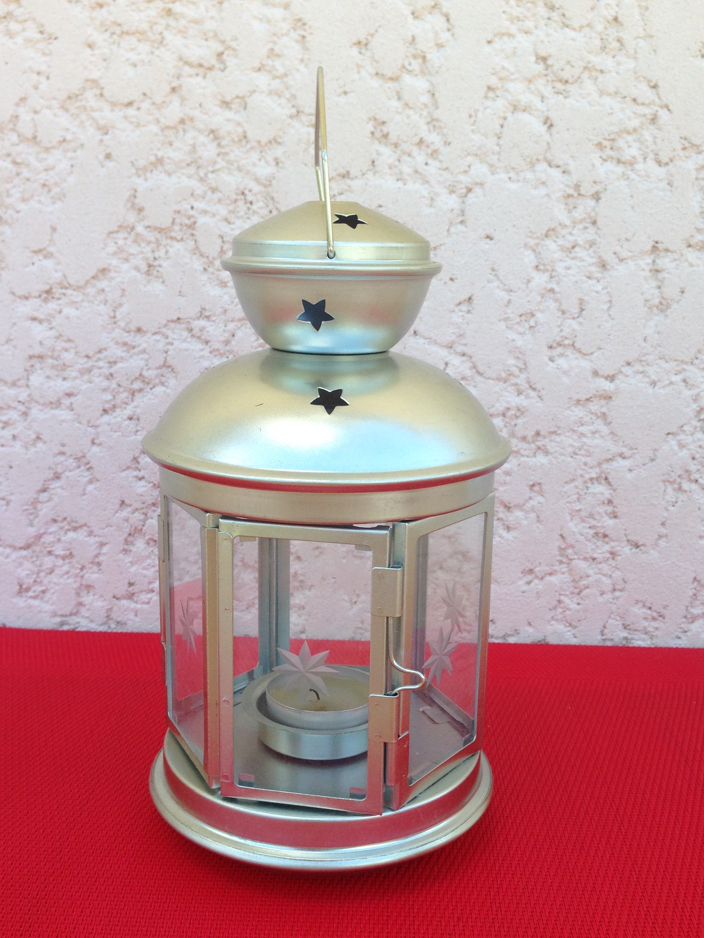 Lanterne argent 21&nbspcm