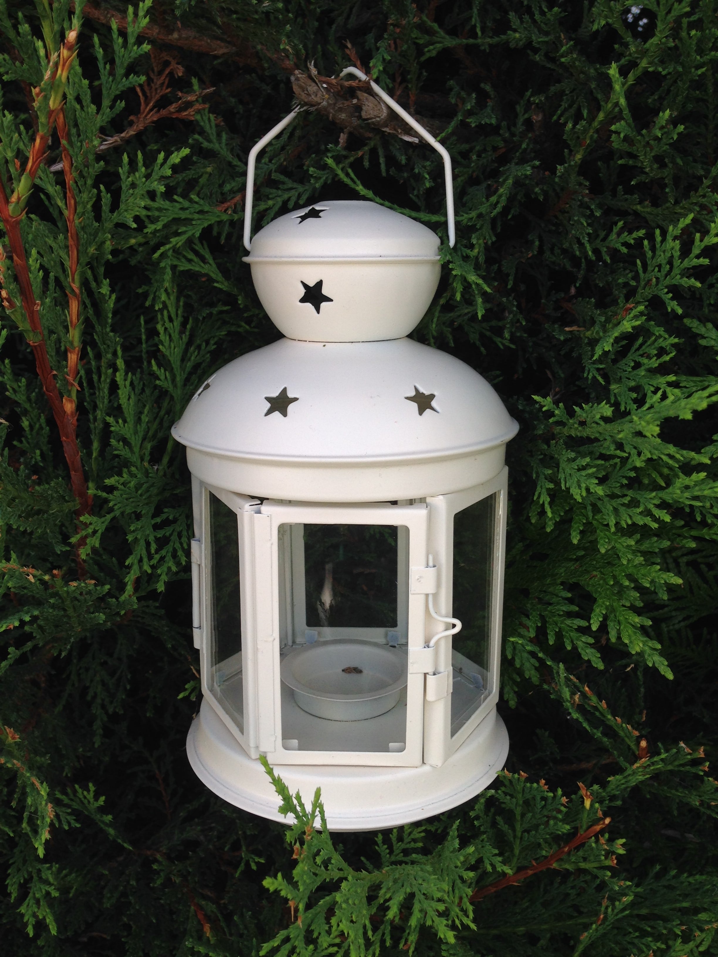 Lanterne blanche 21&nbspcm
