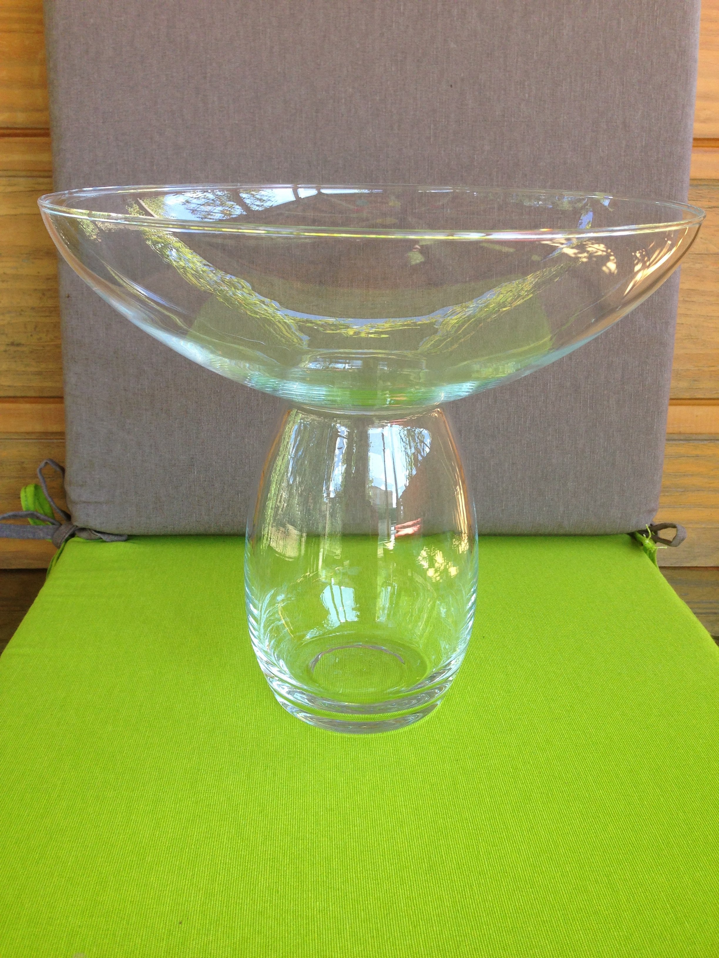 Vase bougeoir coupelle