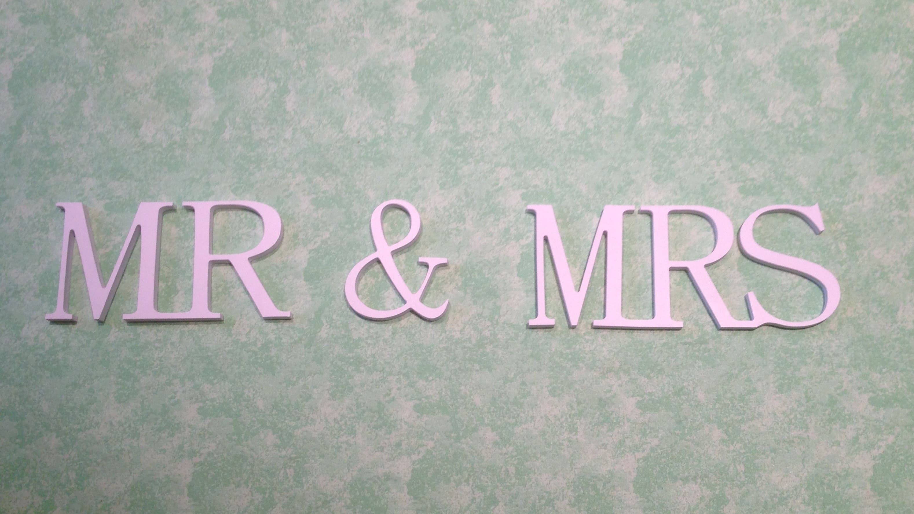 Décoration Mr & Mrs