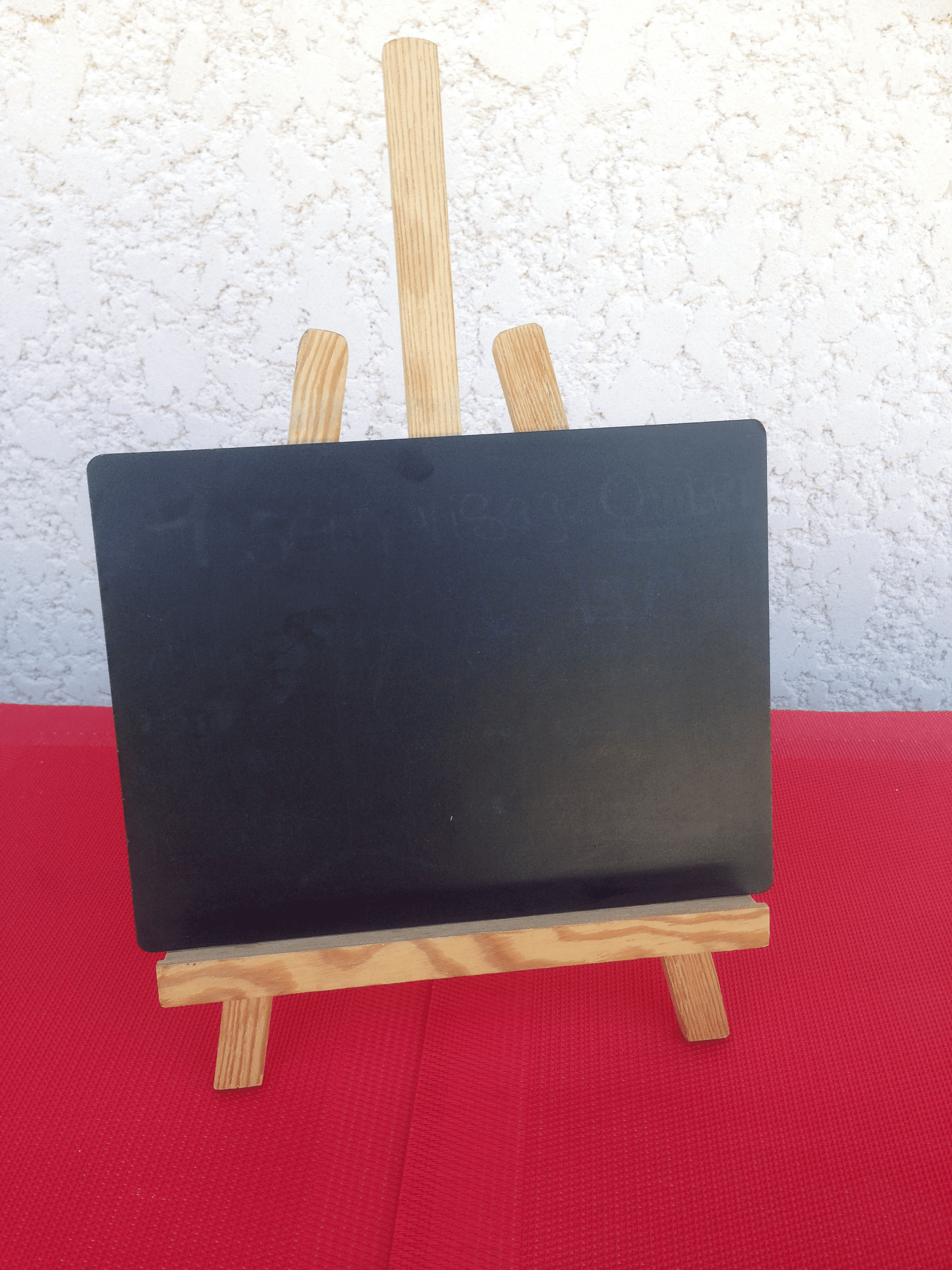 Chevalet de table avec ardoise