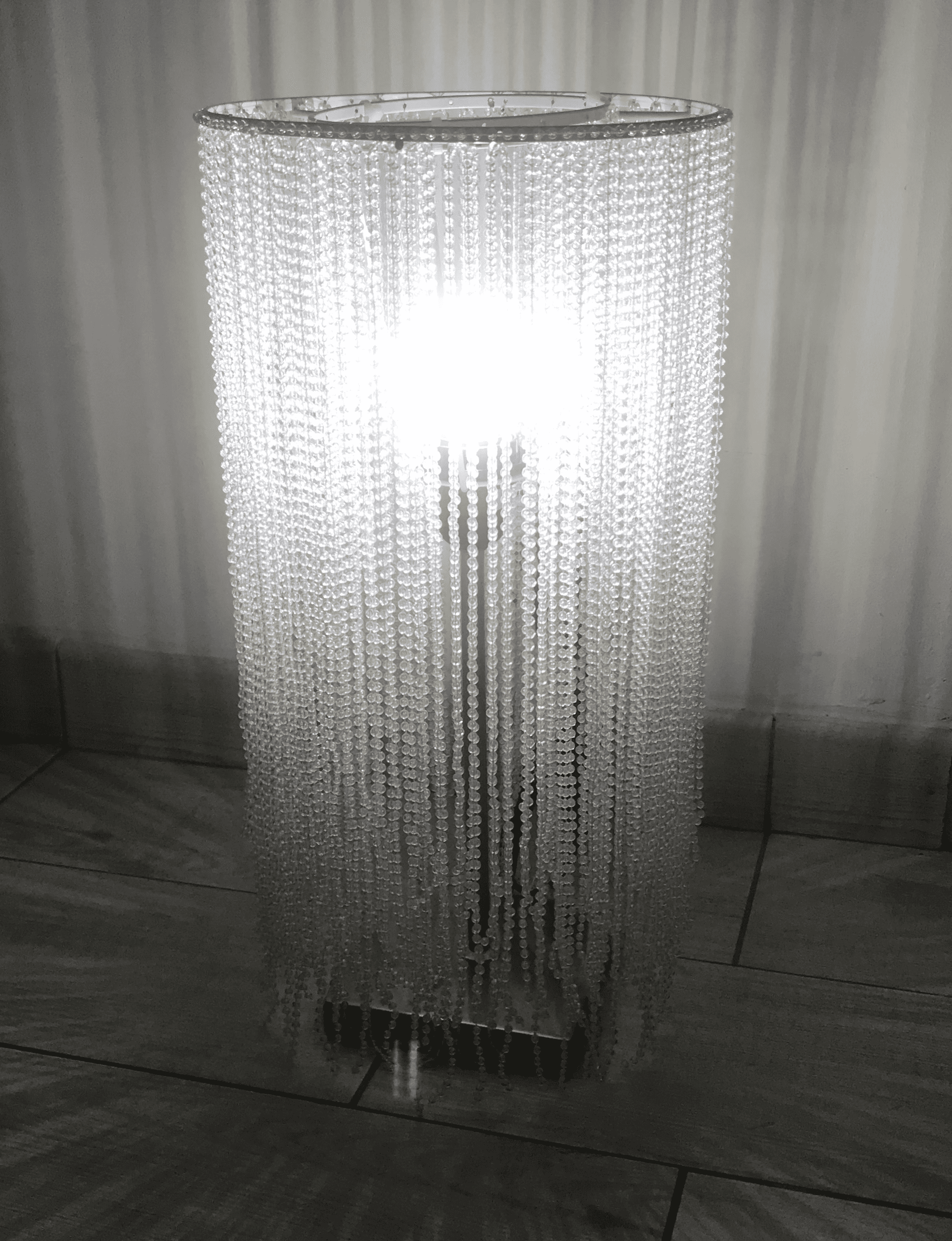 Lampe perlée