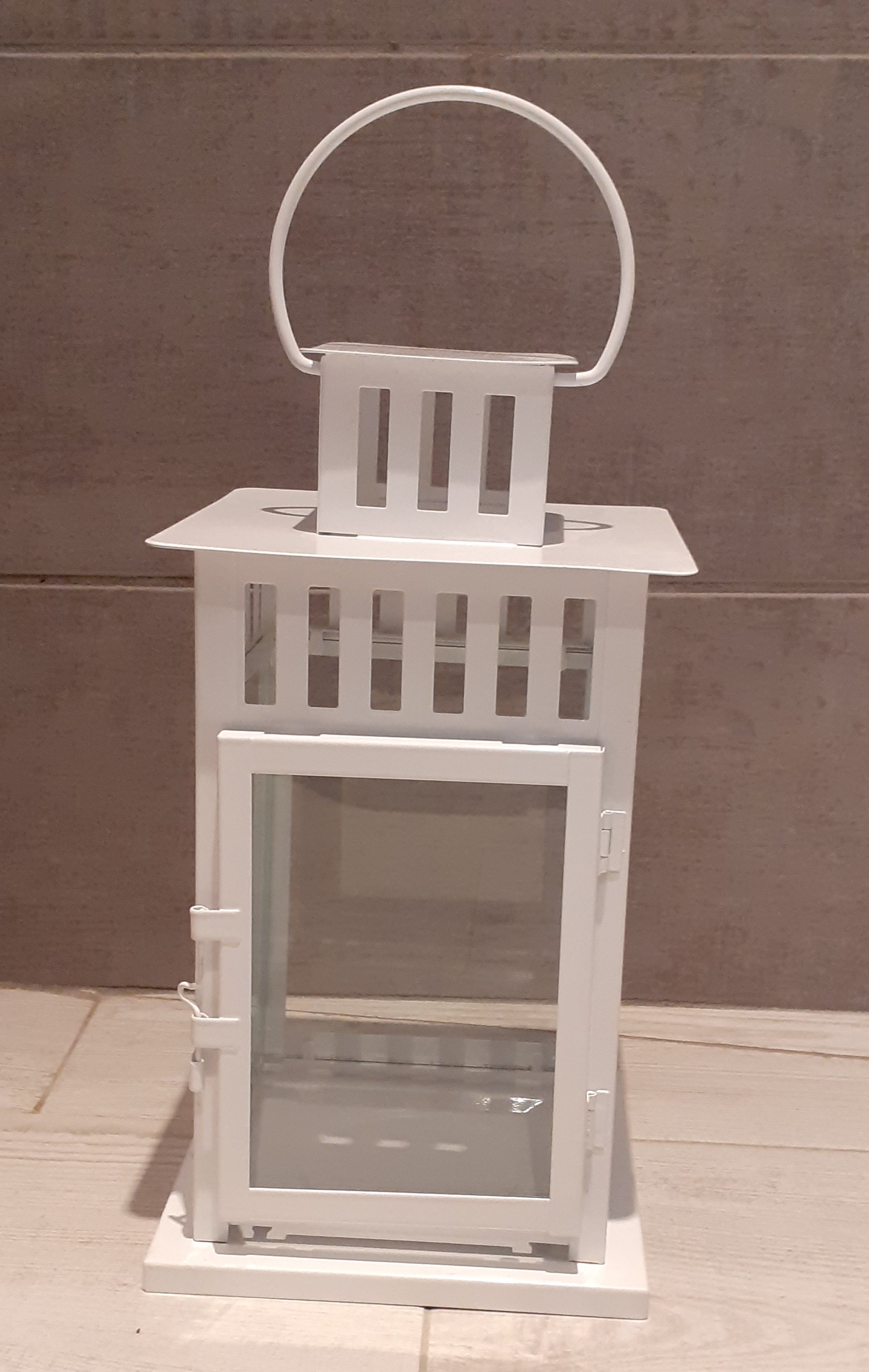 Lanterne blanche 28 cm