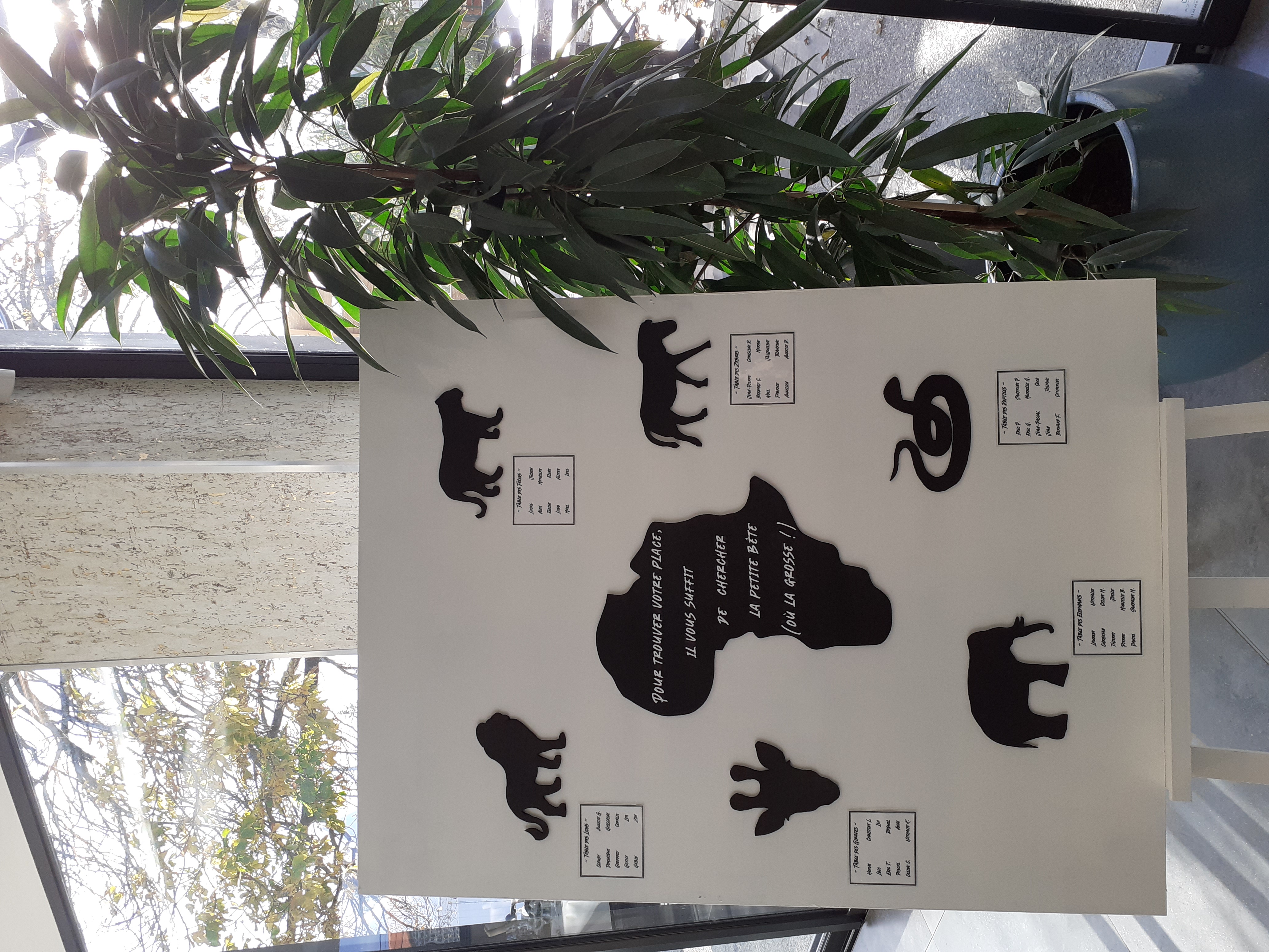 Plan de table