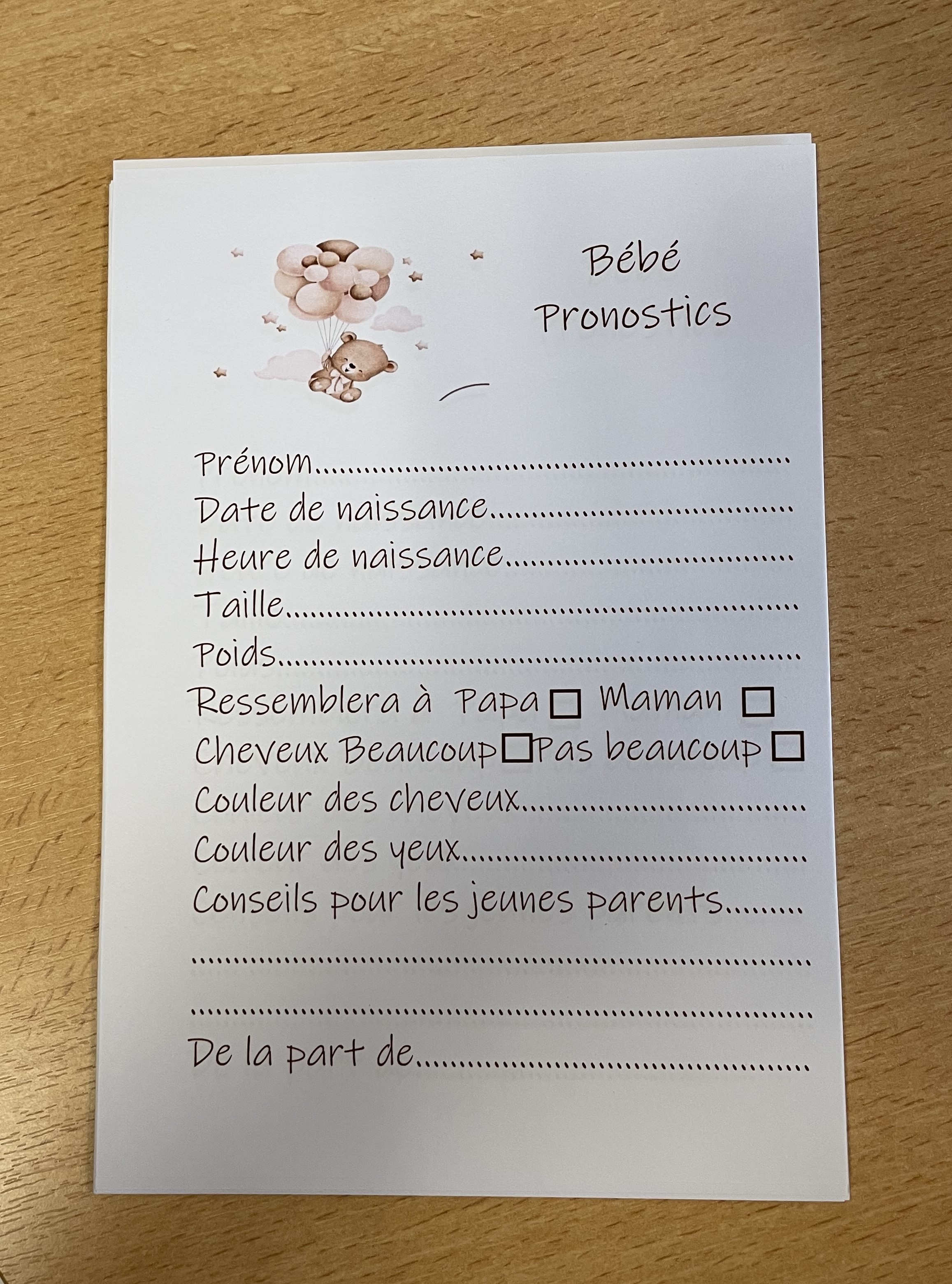 Pronostics